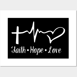 Faith Hope Love Posters and Art